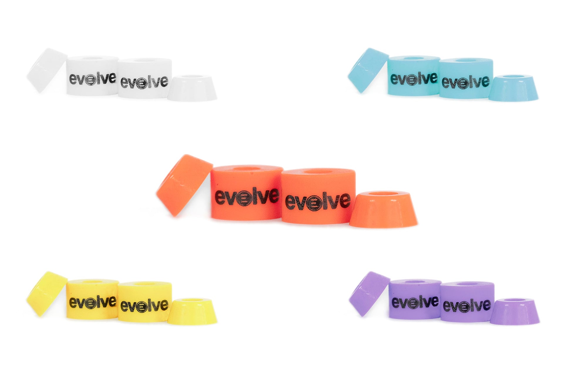Bushings Kit completo - Evolve Skateboards - Evolve Skateboards EspañaKitEvolve Skateboards EspañaEvolve Skateboards EspañaACAEBSMXPPBushings Kit completo - Evolve Skateboards