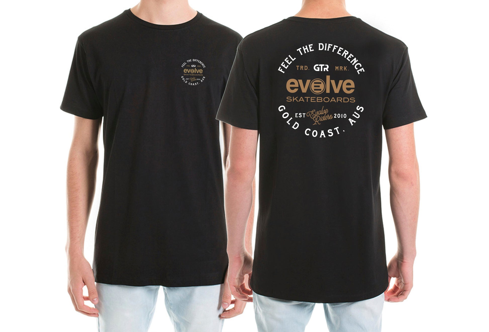 Camiseta Evolve Riders - Feel the Difference - Evolve Skateboards EspañaRopaEvolve Skateboards EspañaEvolve Skateboards EspañaCAMISETA SKATEL