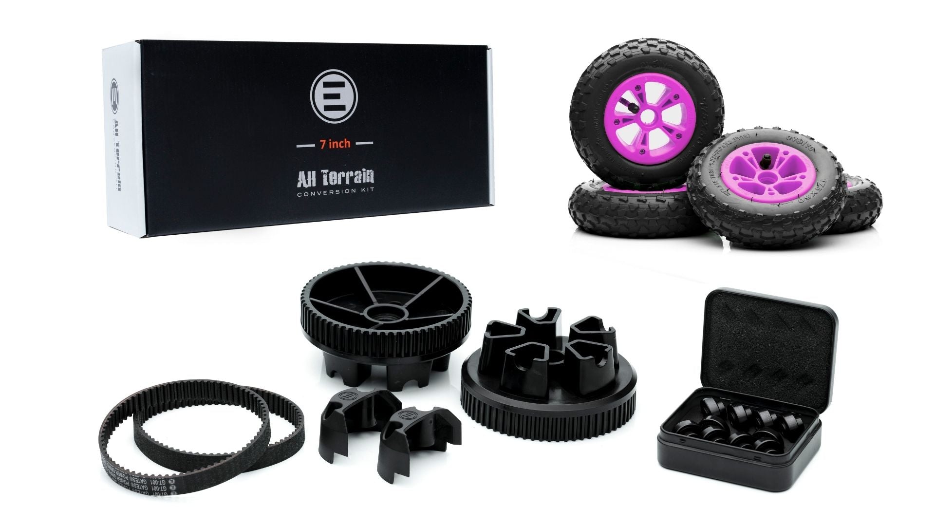 Kit de ruedas Off - Road de 7'' - Evolve Skateboards - Evolve Skateboards EspañaKitEvolve Skateboards EspañaEvolve Skateboards EspañaKit de ruedas Off - Road de 7'' - Evolve SkateboardsMotor 1500W